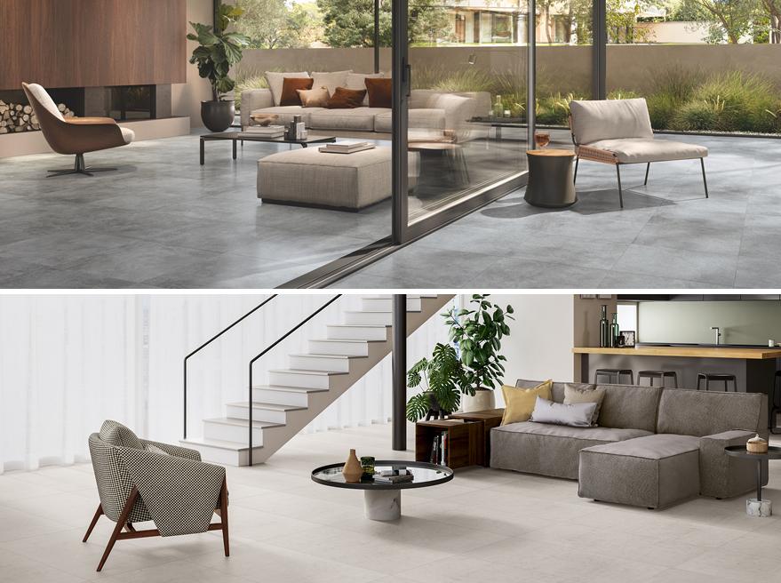 How to create flexible spaces with porcelain stoneware tiles | Casalgrande Padana