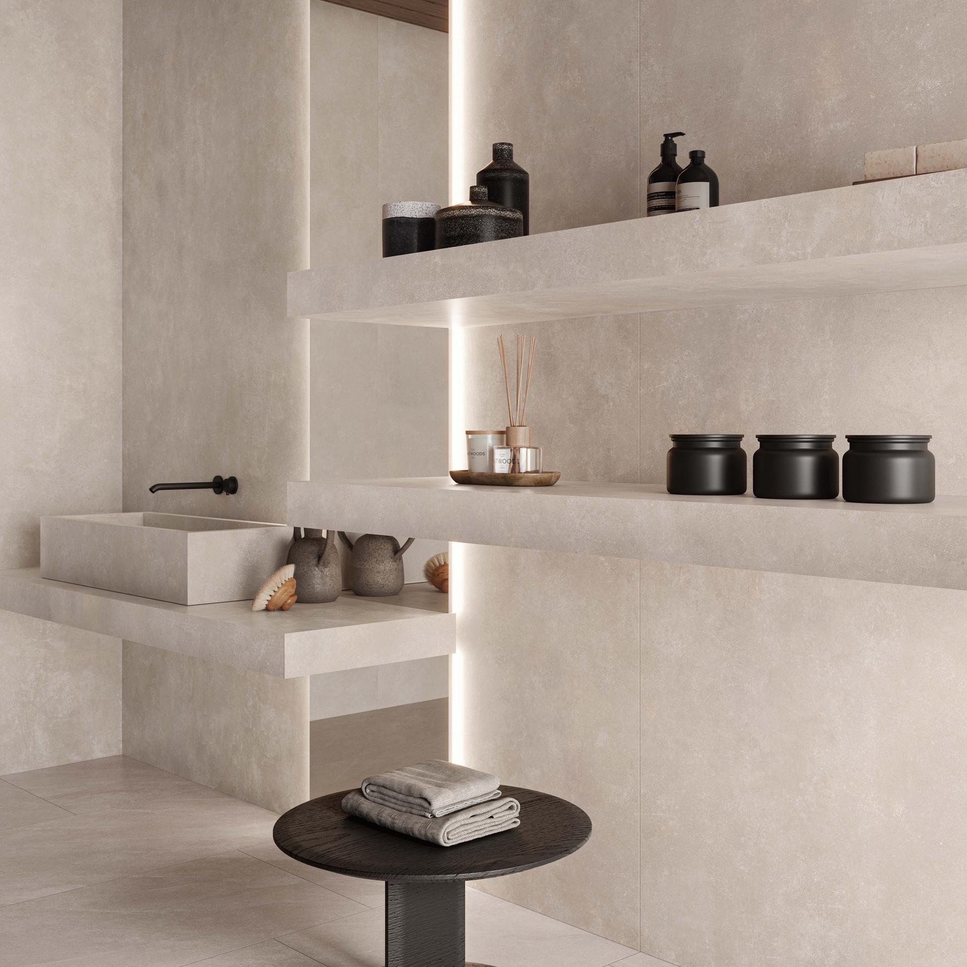 Shower trays in porcelain stoneware - Kronos Ceramiche